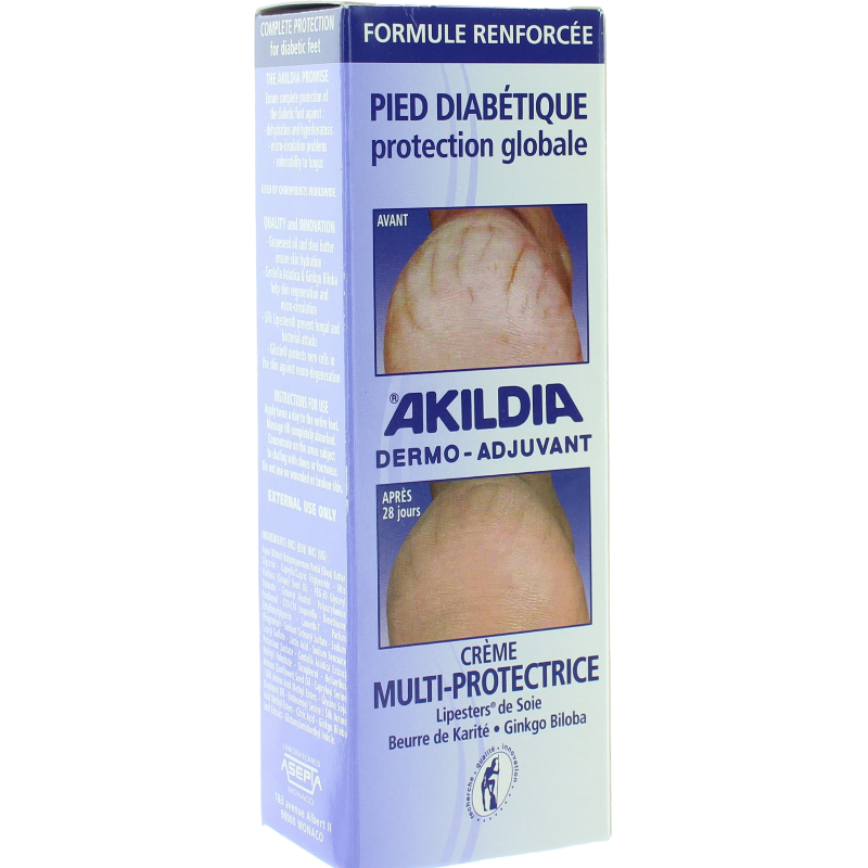Asepta - Akildia creme multi protectrice pied diabetique