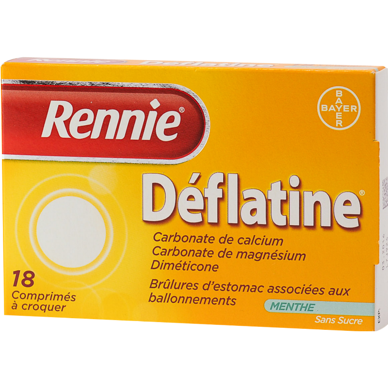 rennie deflatine sans sucre