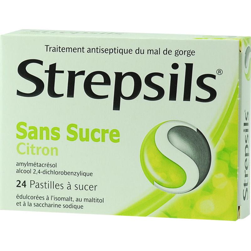 strepsils citron sans sucre
