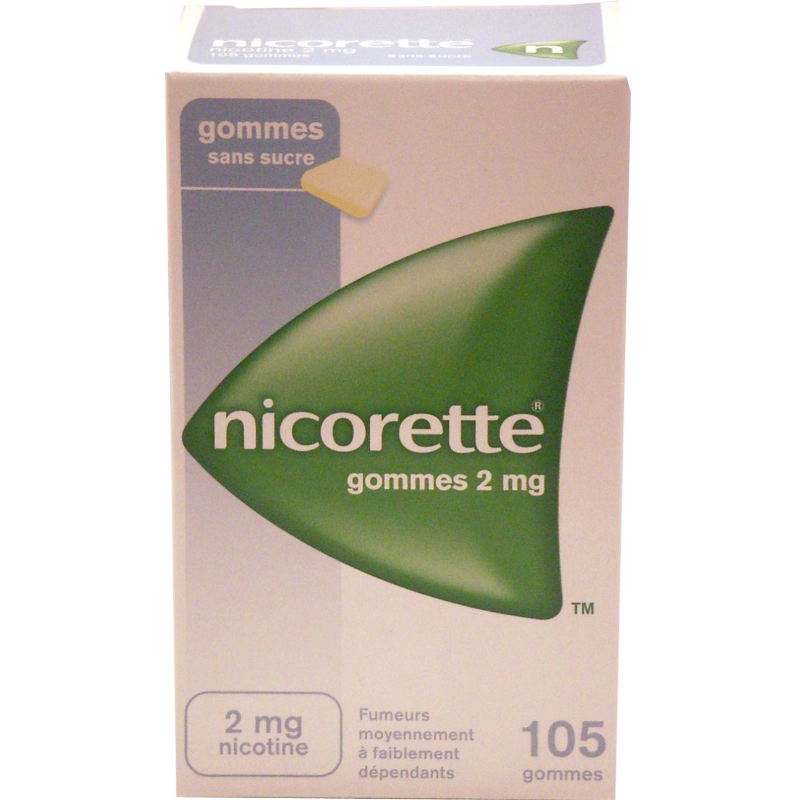 nicorette menthe fraiche 2 mg sans sucre
