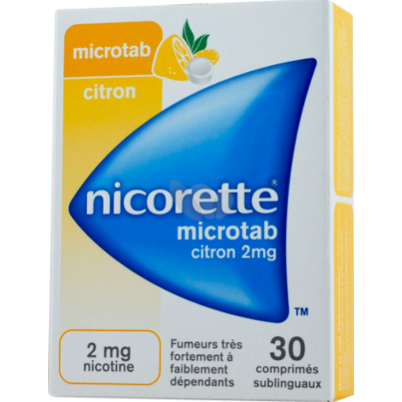 nicorette microtab citron 2 mg