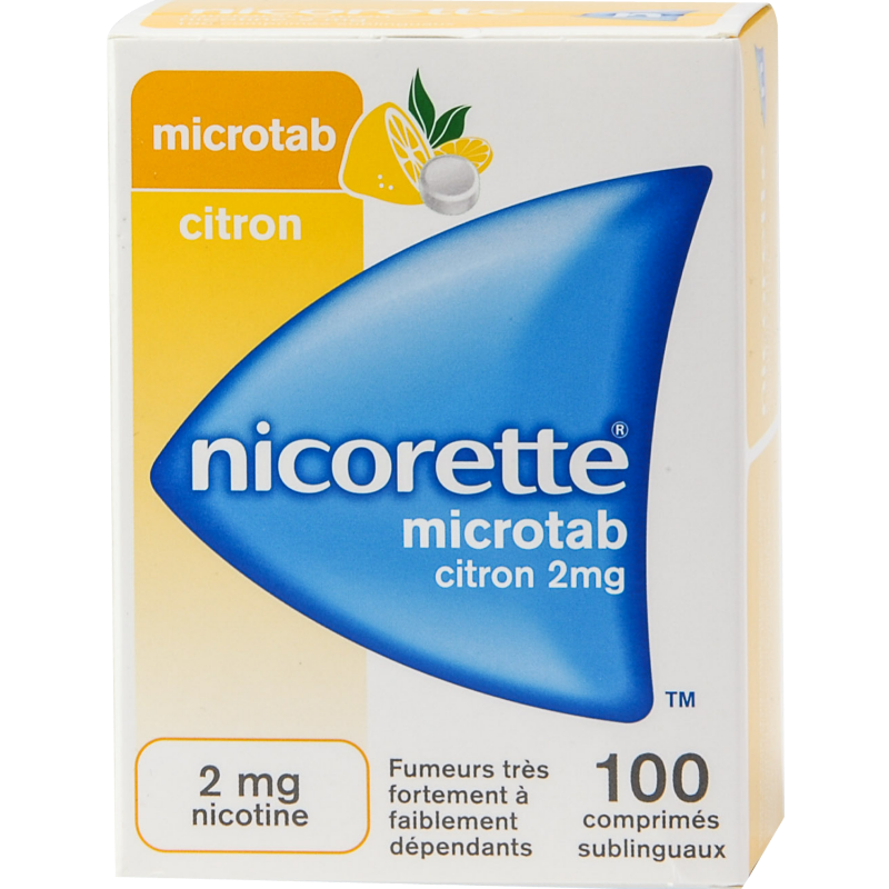 nicorette microtab citron 2 mg