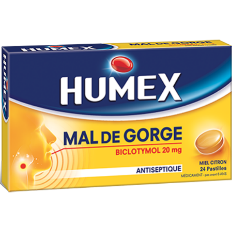 humex mal de gorge miel citron 20 mg