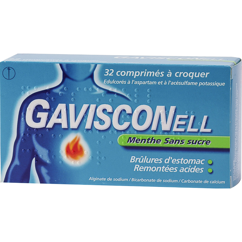 gavisconell sans sucre menthe