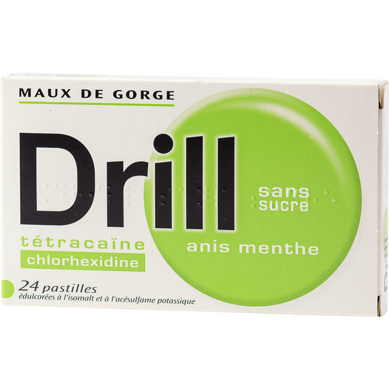 drill sans sucre anis menthe