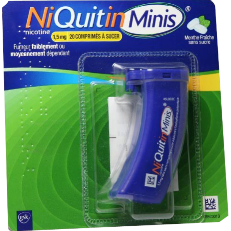 Niquitinminis 1.5 mg sans sucre