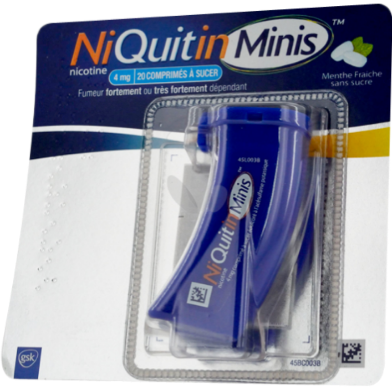 niquitinminis 4 mg sans sucre