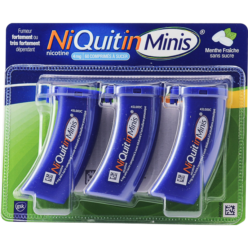 niquitinminis 4 mg sans sucre