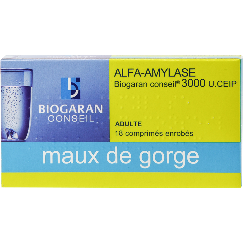 alfa-amylase biogaran conseil 3 000 u.ceip
