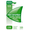 nicorette menthe fraiche 4 mg sans sucre