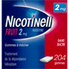 nicotinell fruit 2 mg sans sucre
